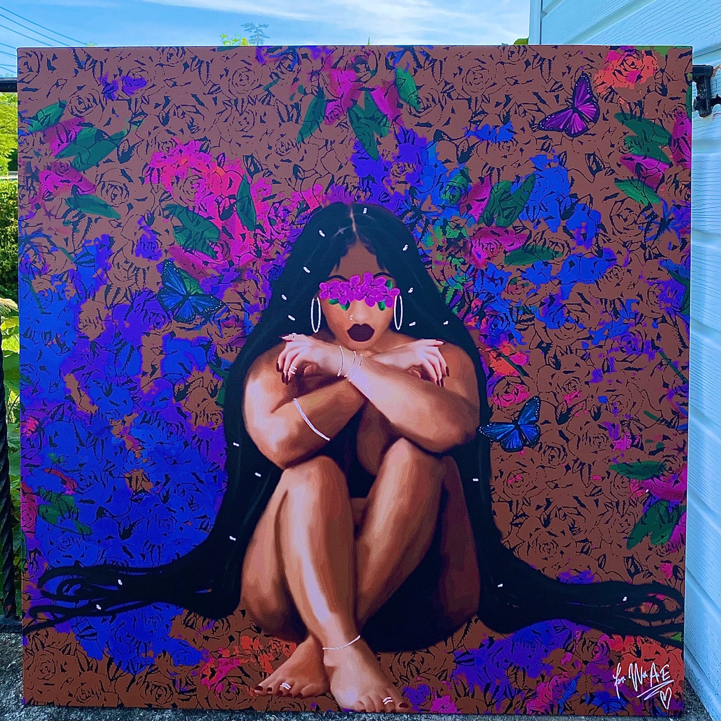 Violet Reverie canvas print