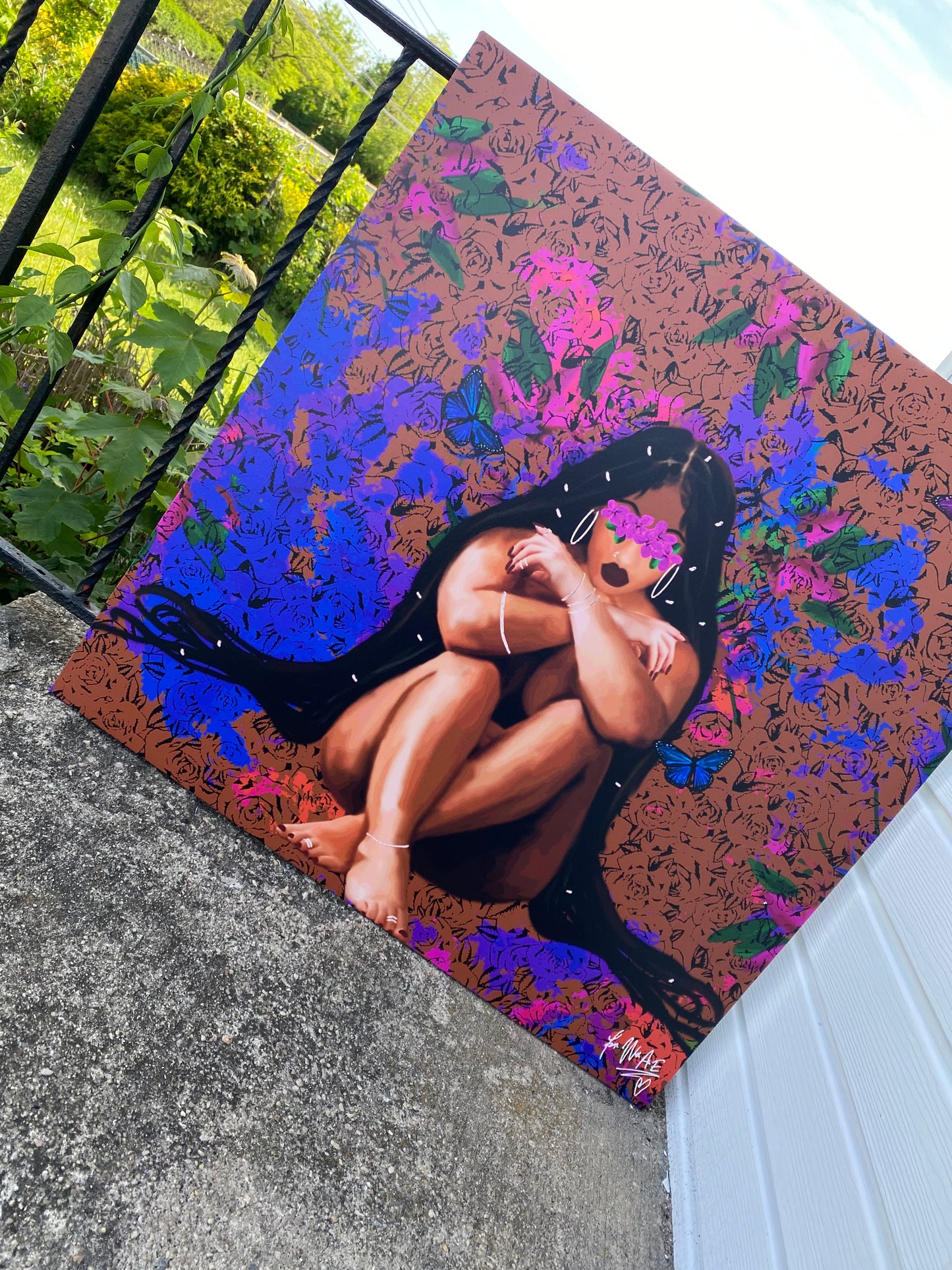 Violet Reverie canvas print