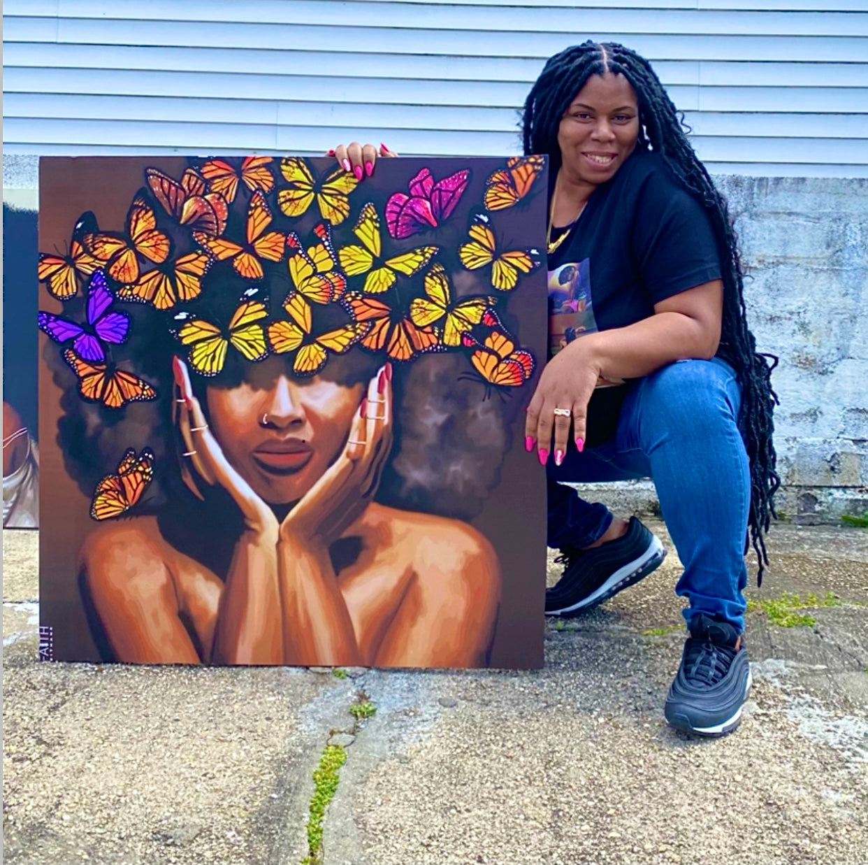 Lady Free II canvas print