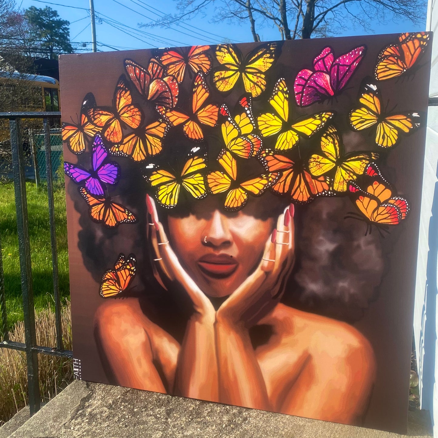 Lady Free II canvas print
