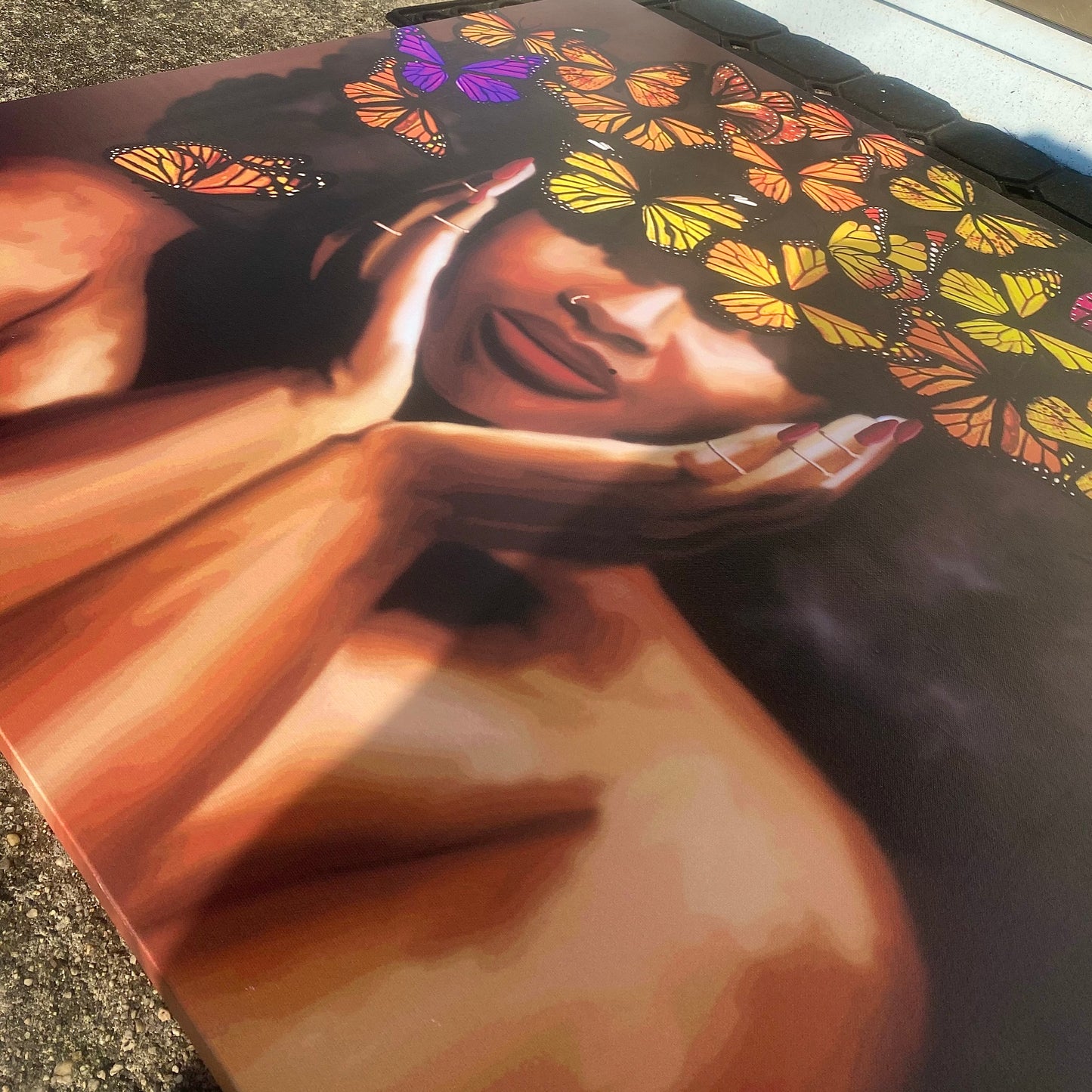 Lady Free II canvas print