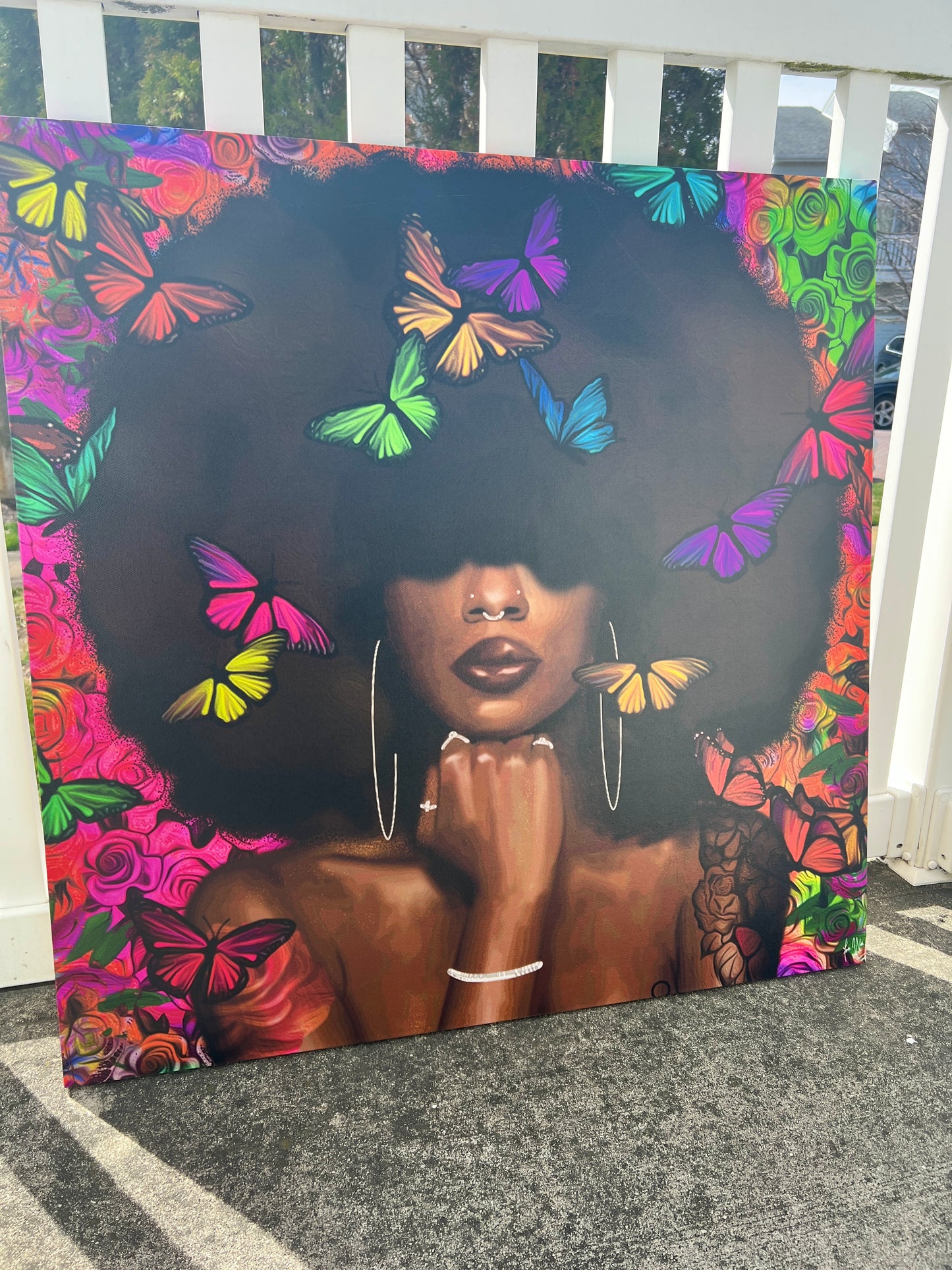 Muva canvas print
