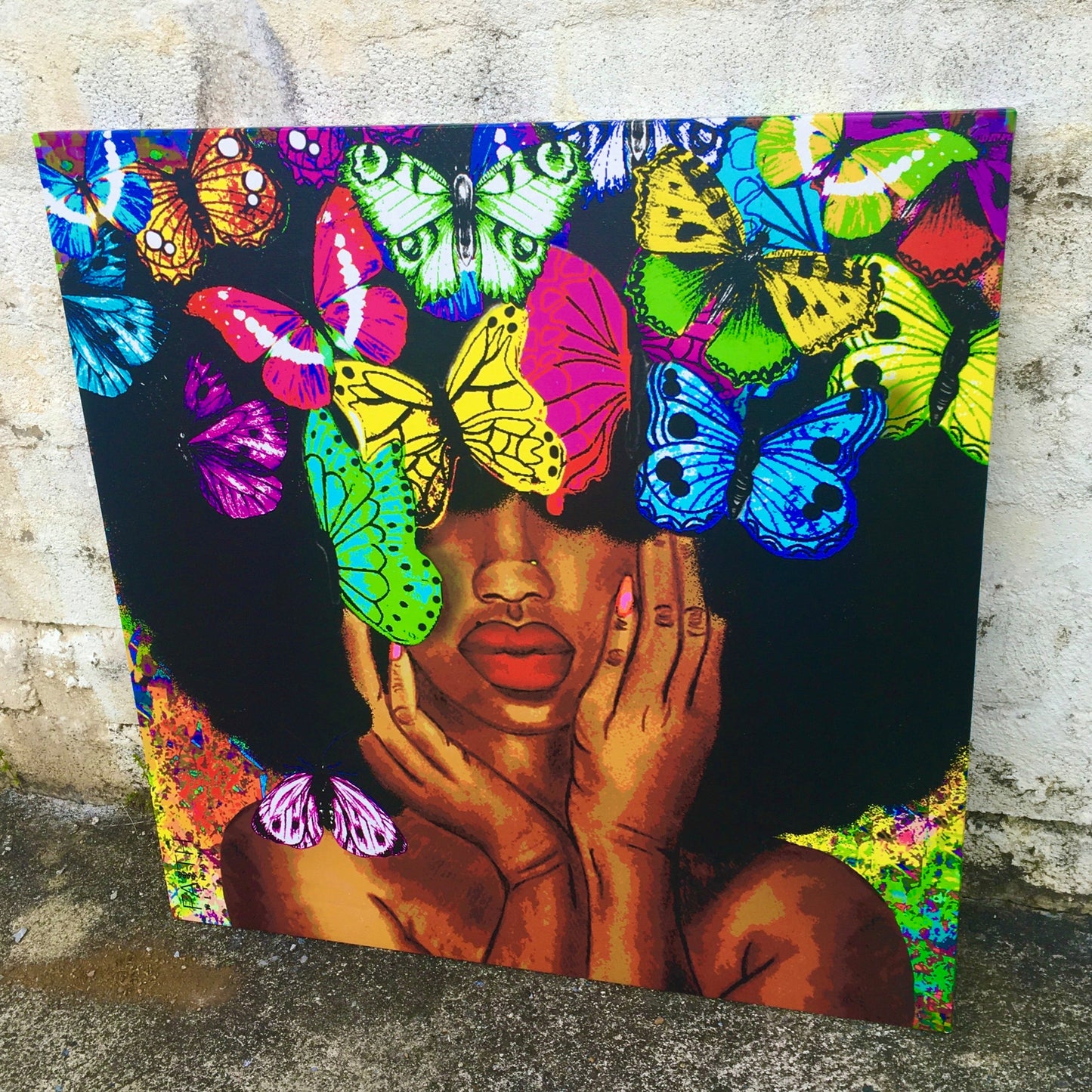The original Lady Free canvas print
