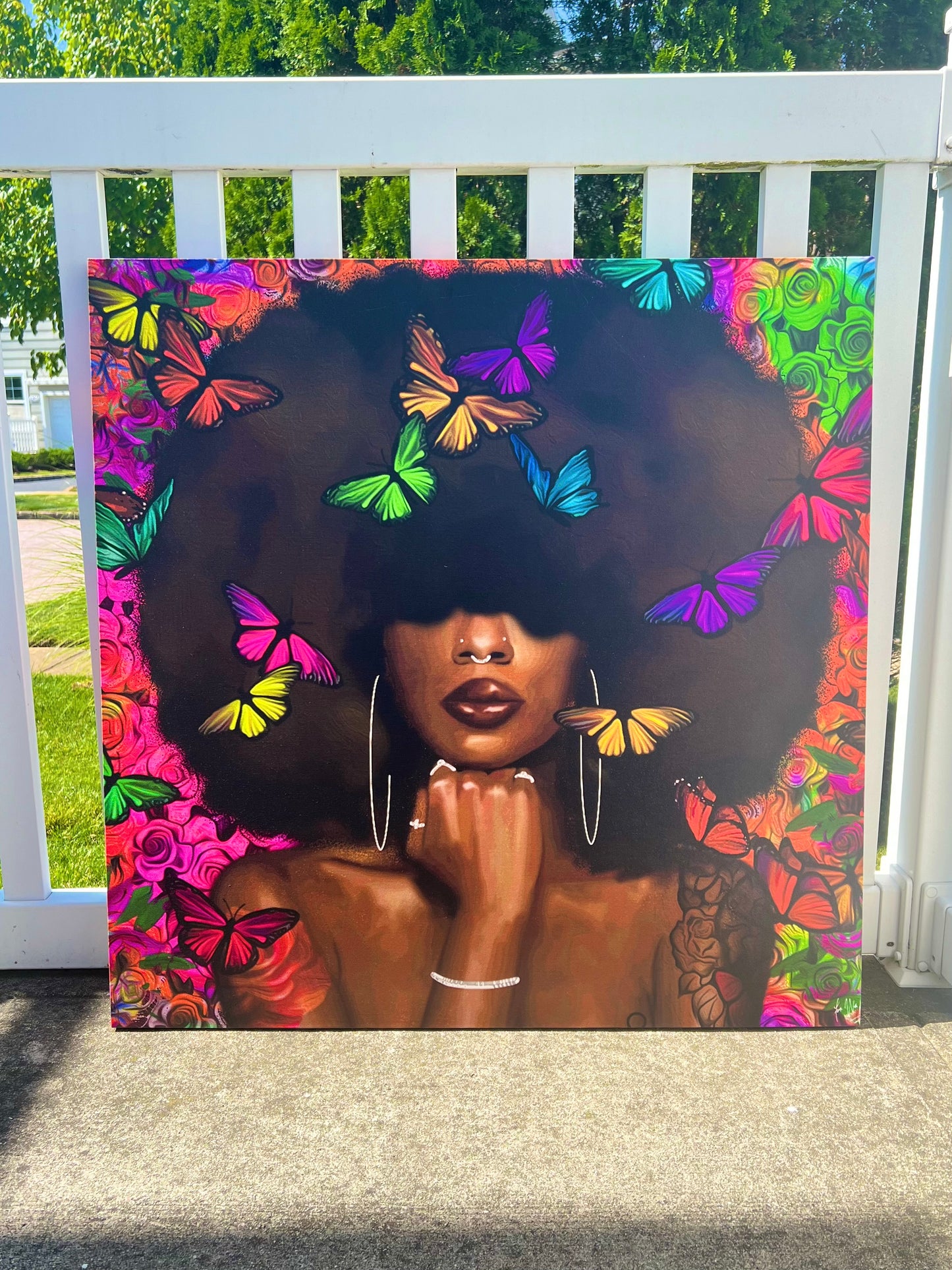 Muva canvas print