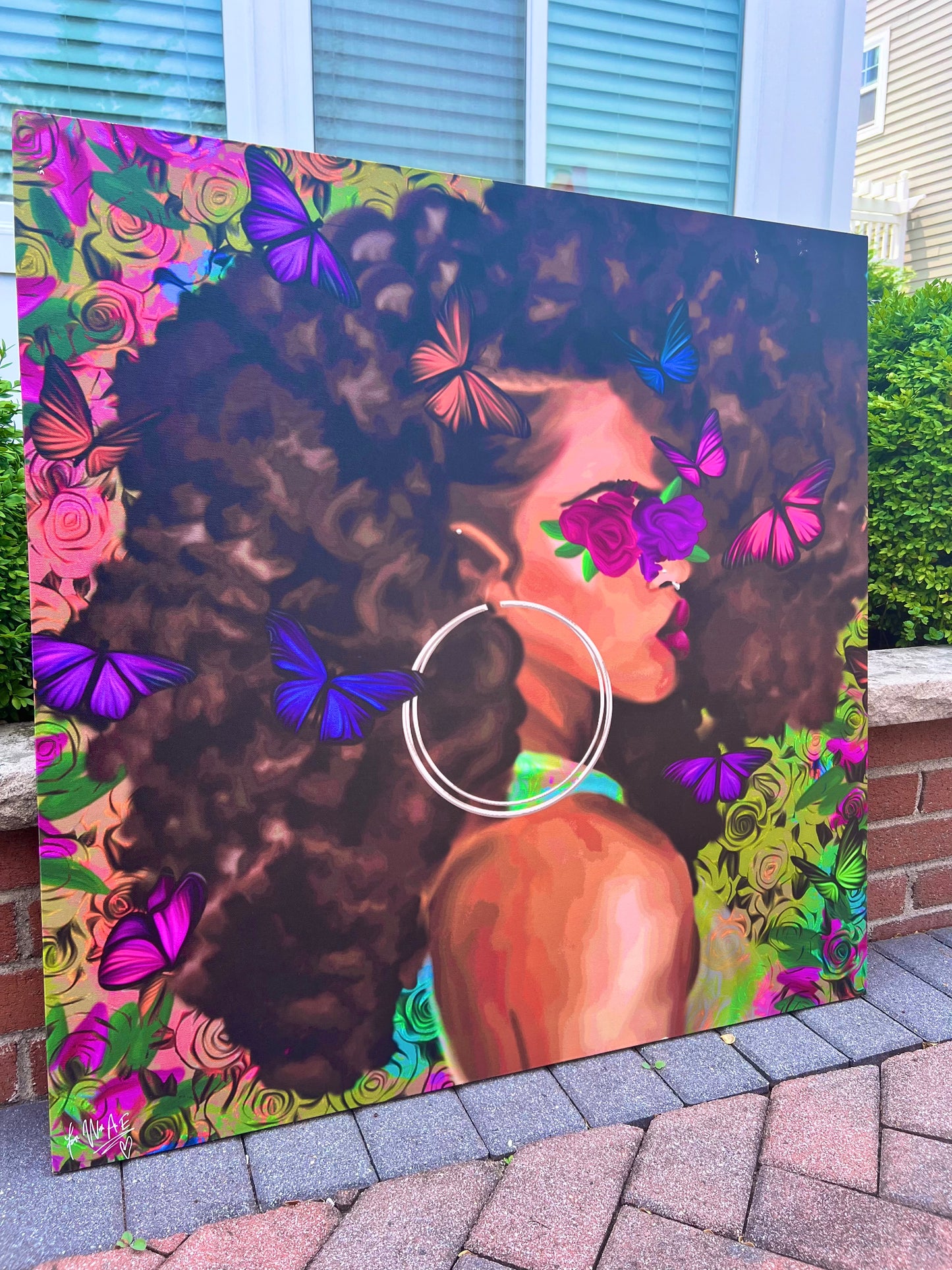 Ayahnah canvas print