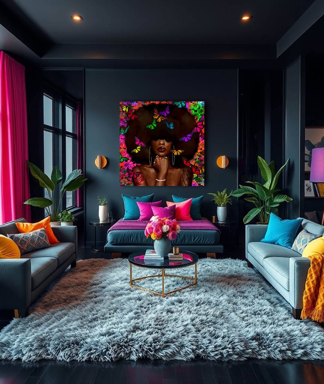 Muva canvas print