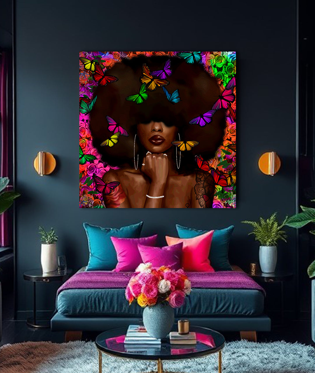 Muva canvas print