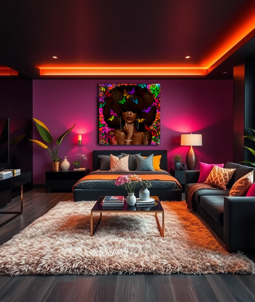 Muva canvas print