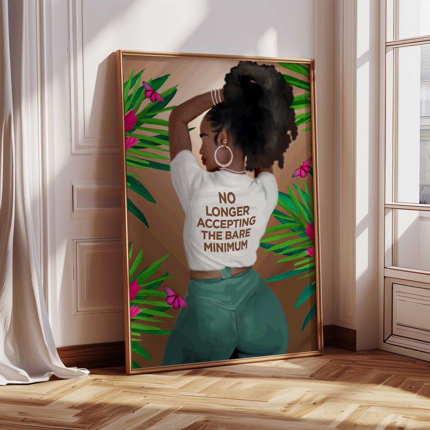 Bare minimum poster print