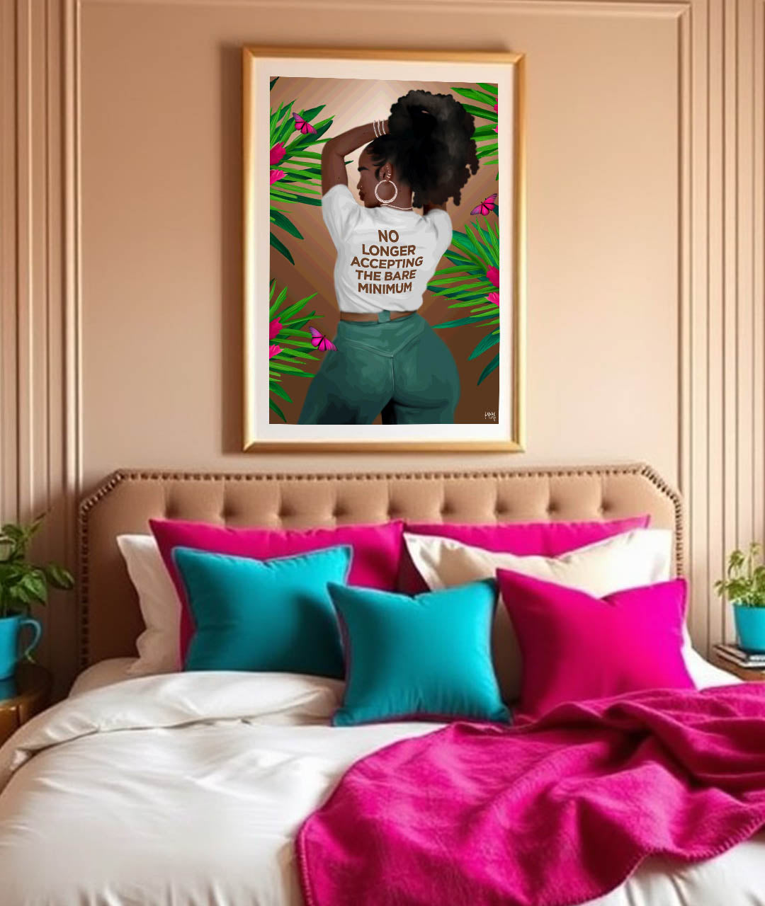 Bare minimum poster print