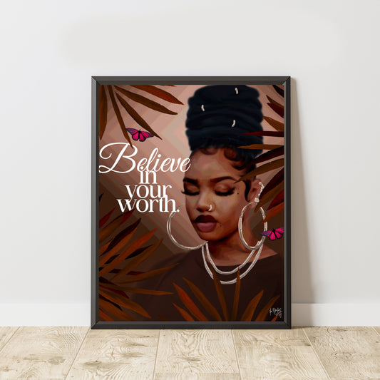 Believe your worth digital download