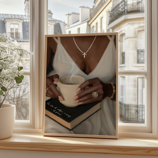 Sacred Sips poster print