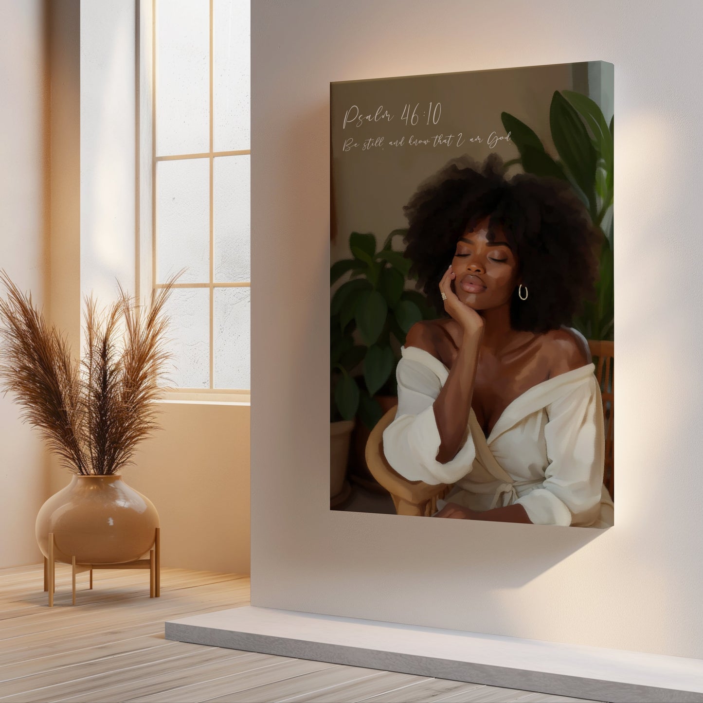 Be Still canvas print