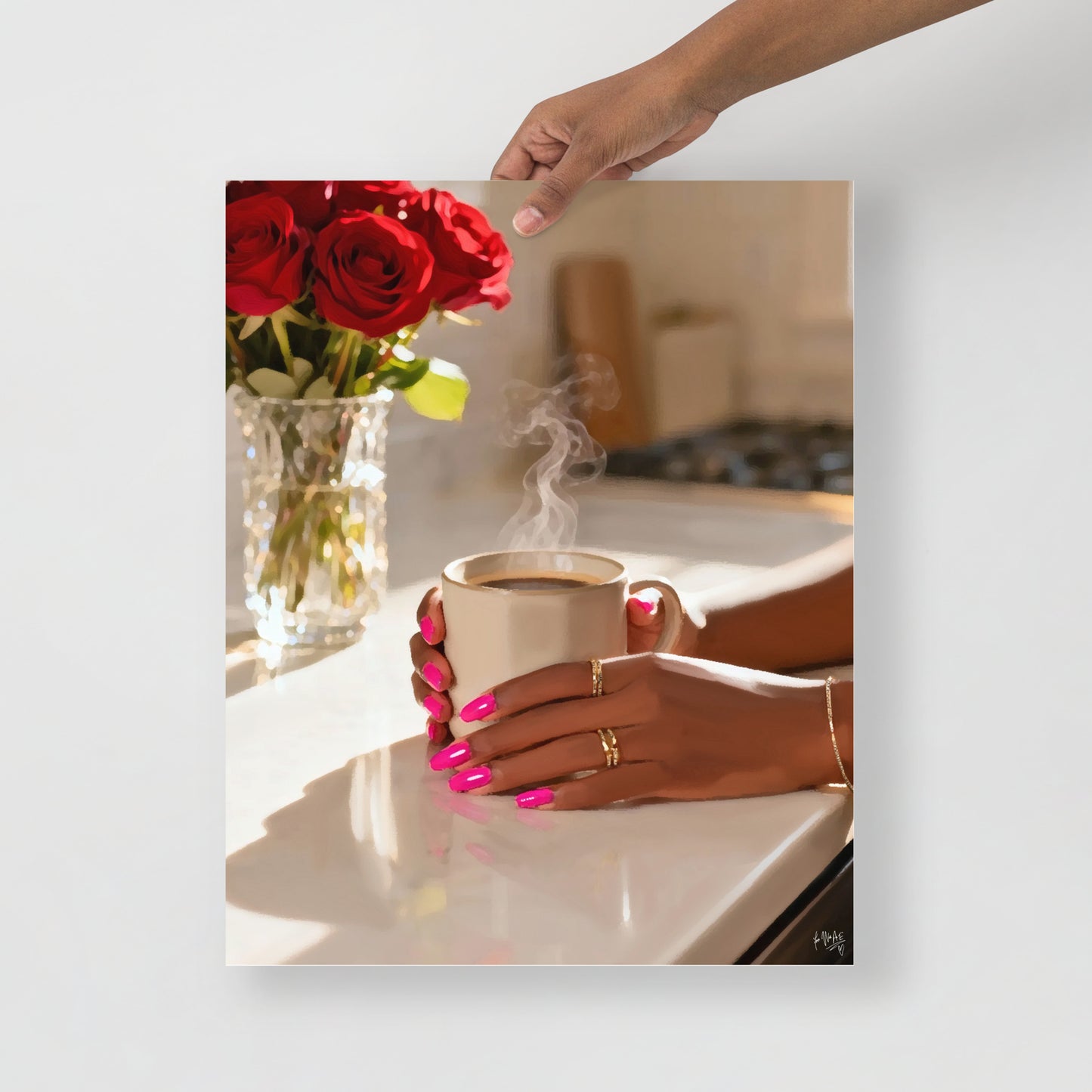 Cup o calm poster print