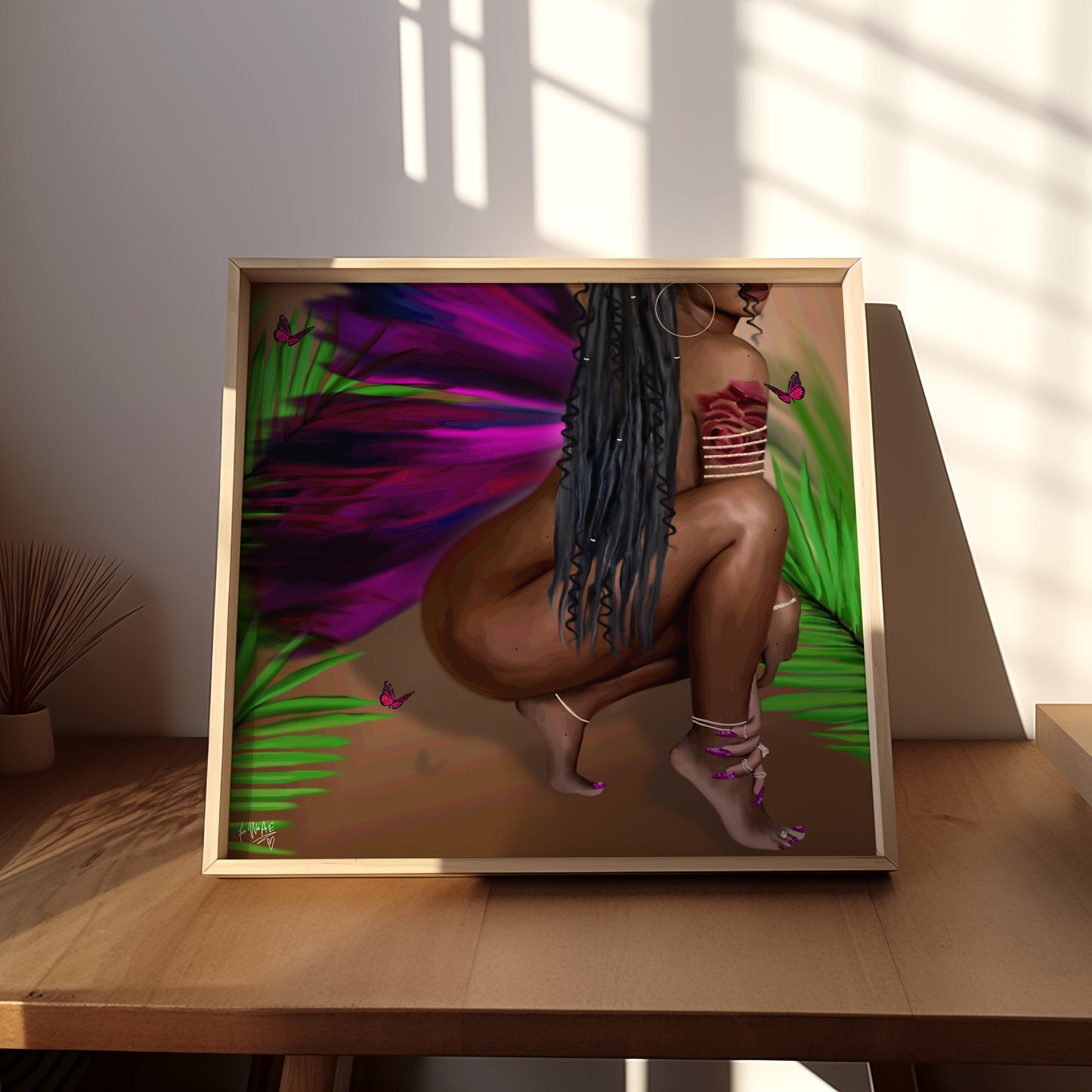 Fluorescence poster print