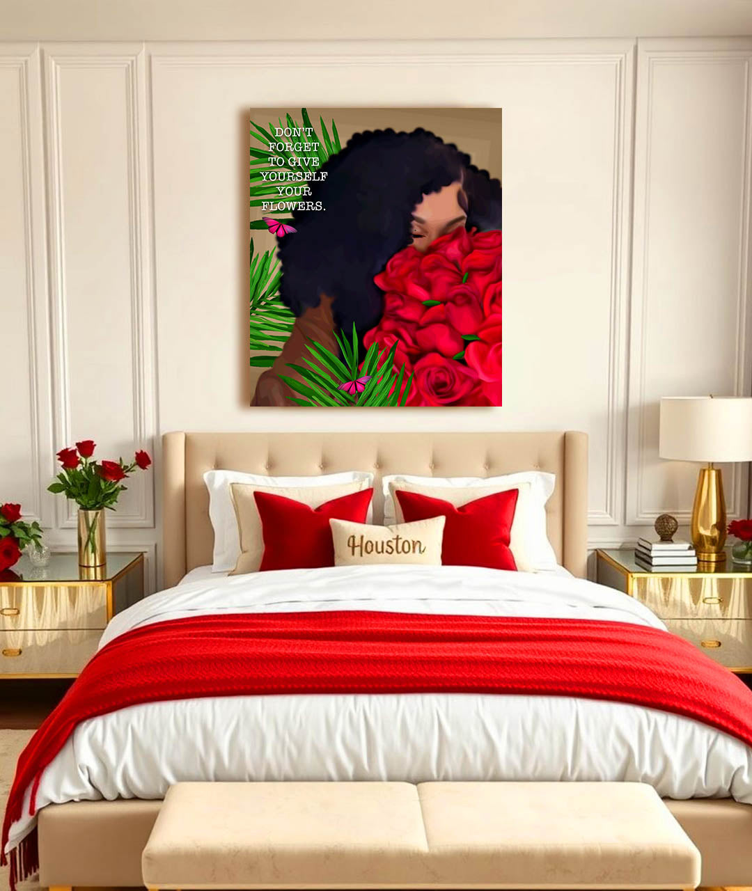 Flowers canvas print