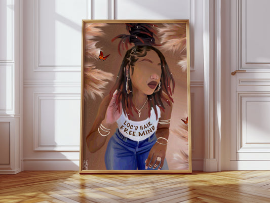 Free Mind Poster Print