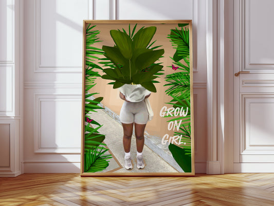 Grow on poster print