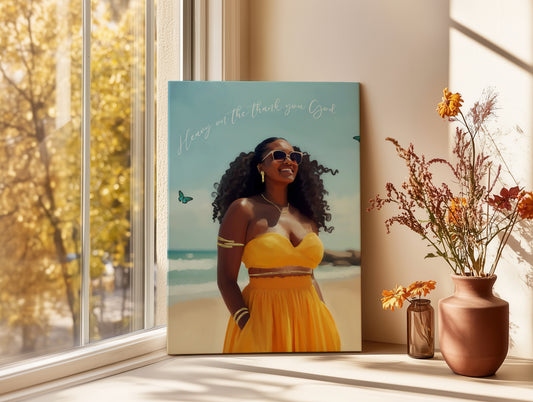 Thank You, God. poster print