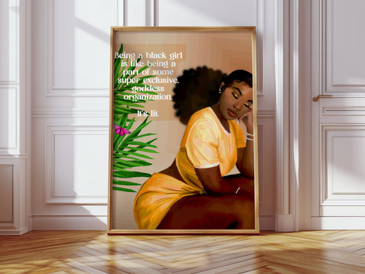 It's Lit Poster Print