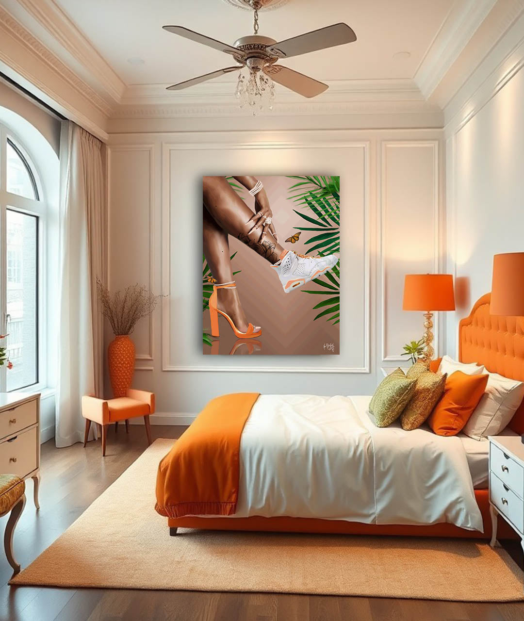 Step canvas print