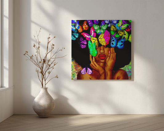 The original Lady Free canvas print
