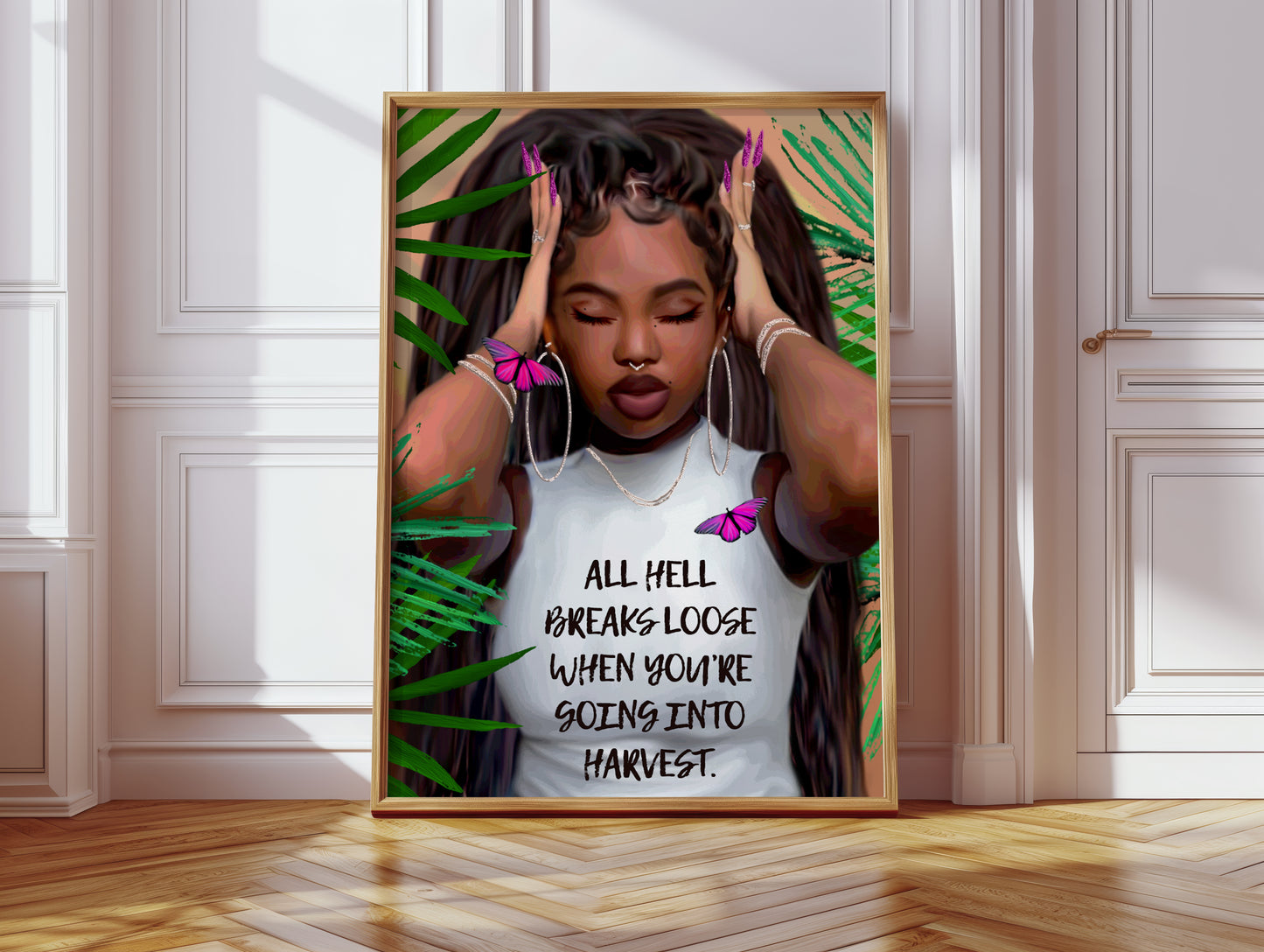 Loose poster print