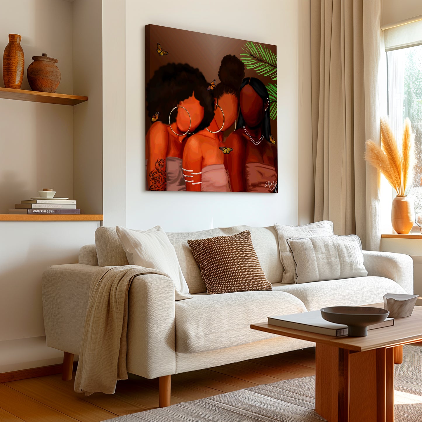 Reines Sans Couronnes canvas print