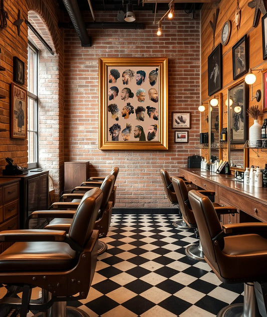 Black Mens poster print II