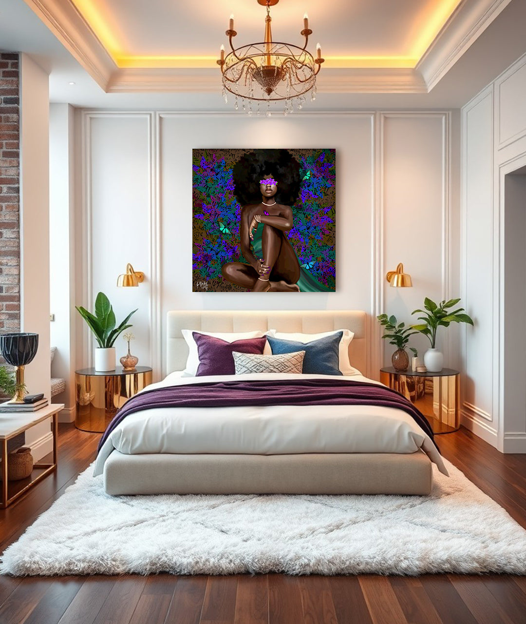Midnight Muse canvas print
