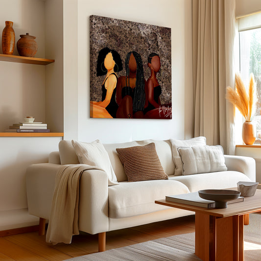 Natural Trinity canvas print