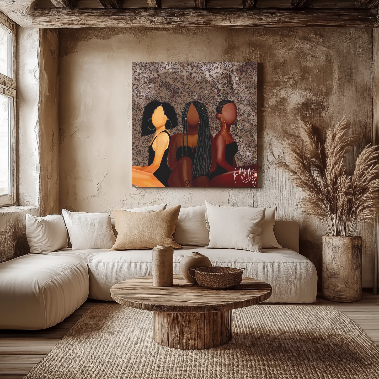 Natural Trinity canvas print