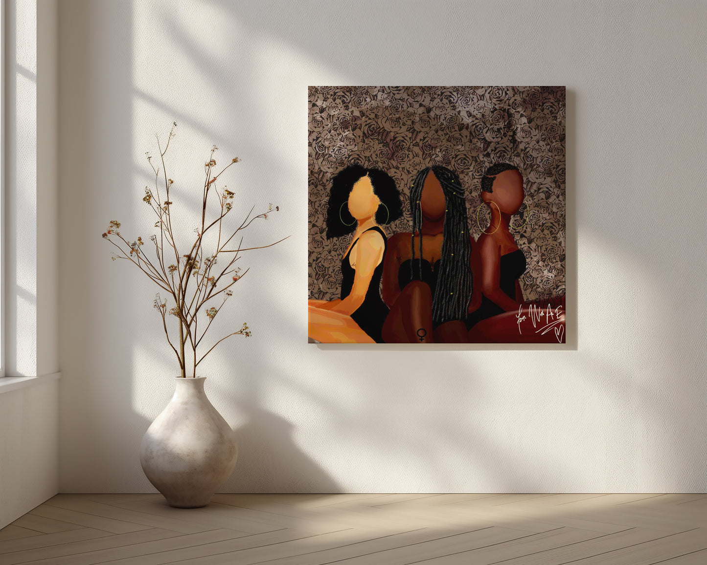 Natural Trinity canvas print