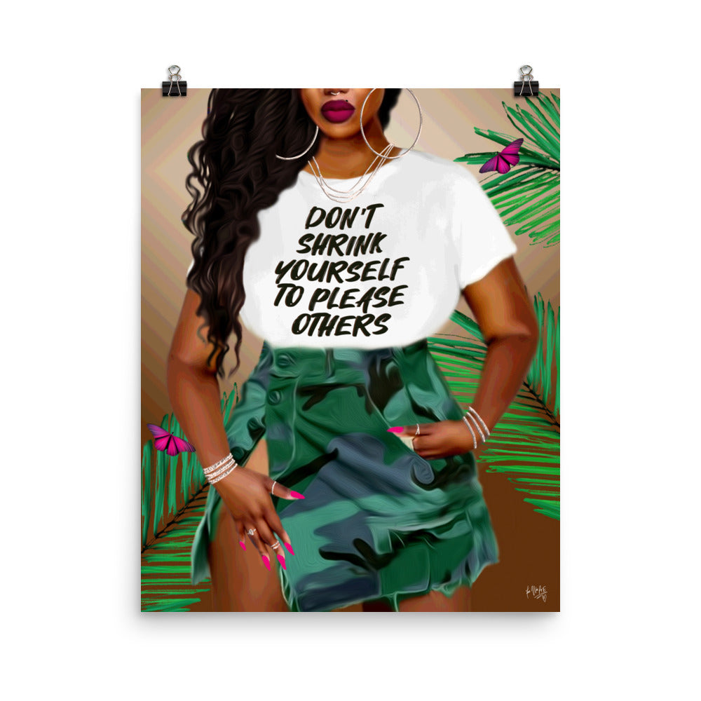 Shrink poster print