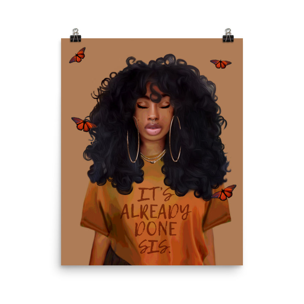 Already Done poster print