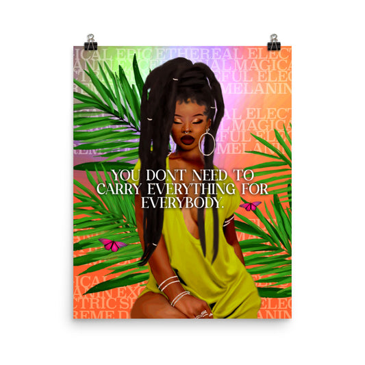 Carry poster print