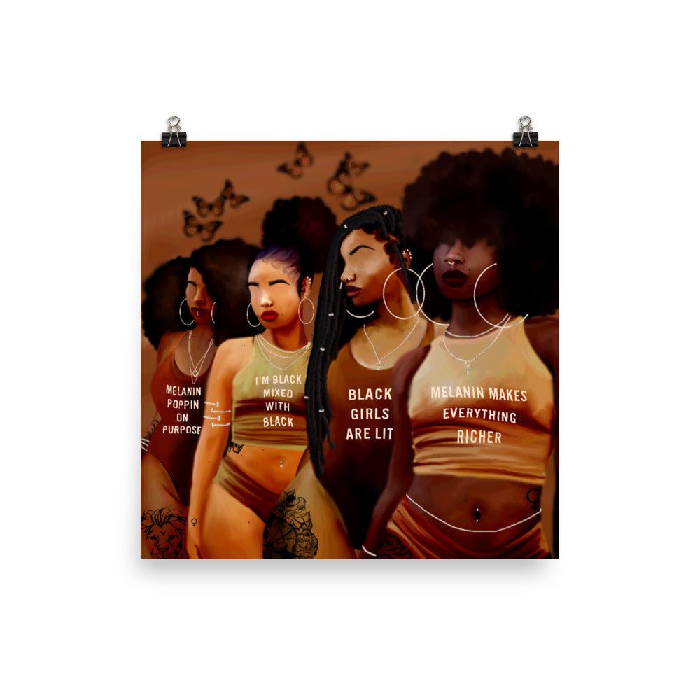 Shades poster print