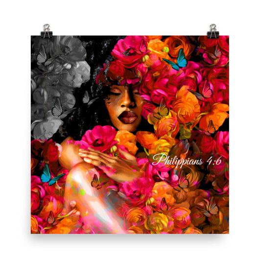 Peace in Full Bloom poster print