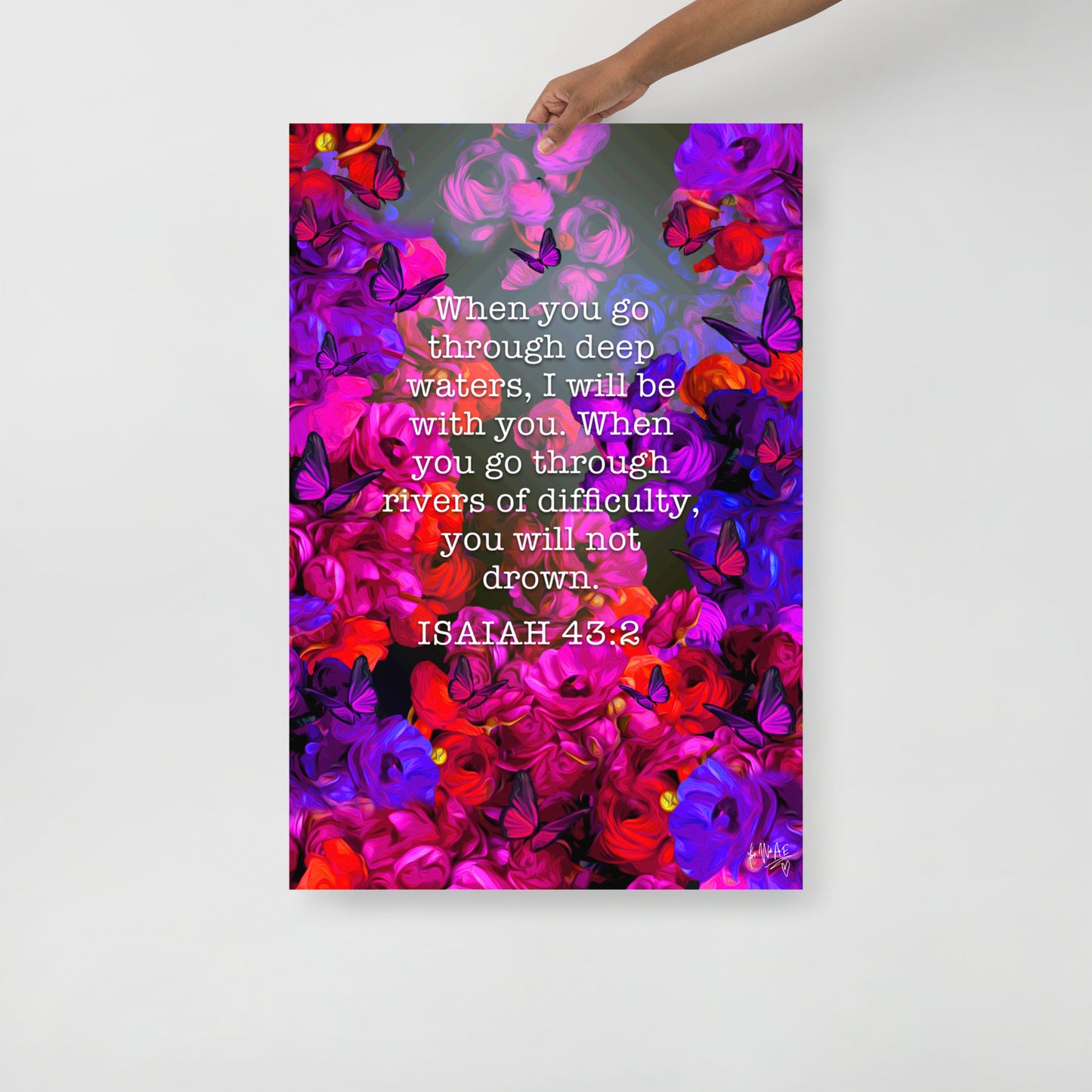 Isaiah poster print