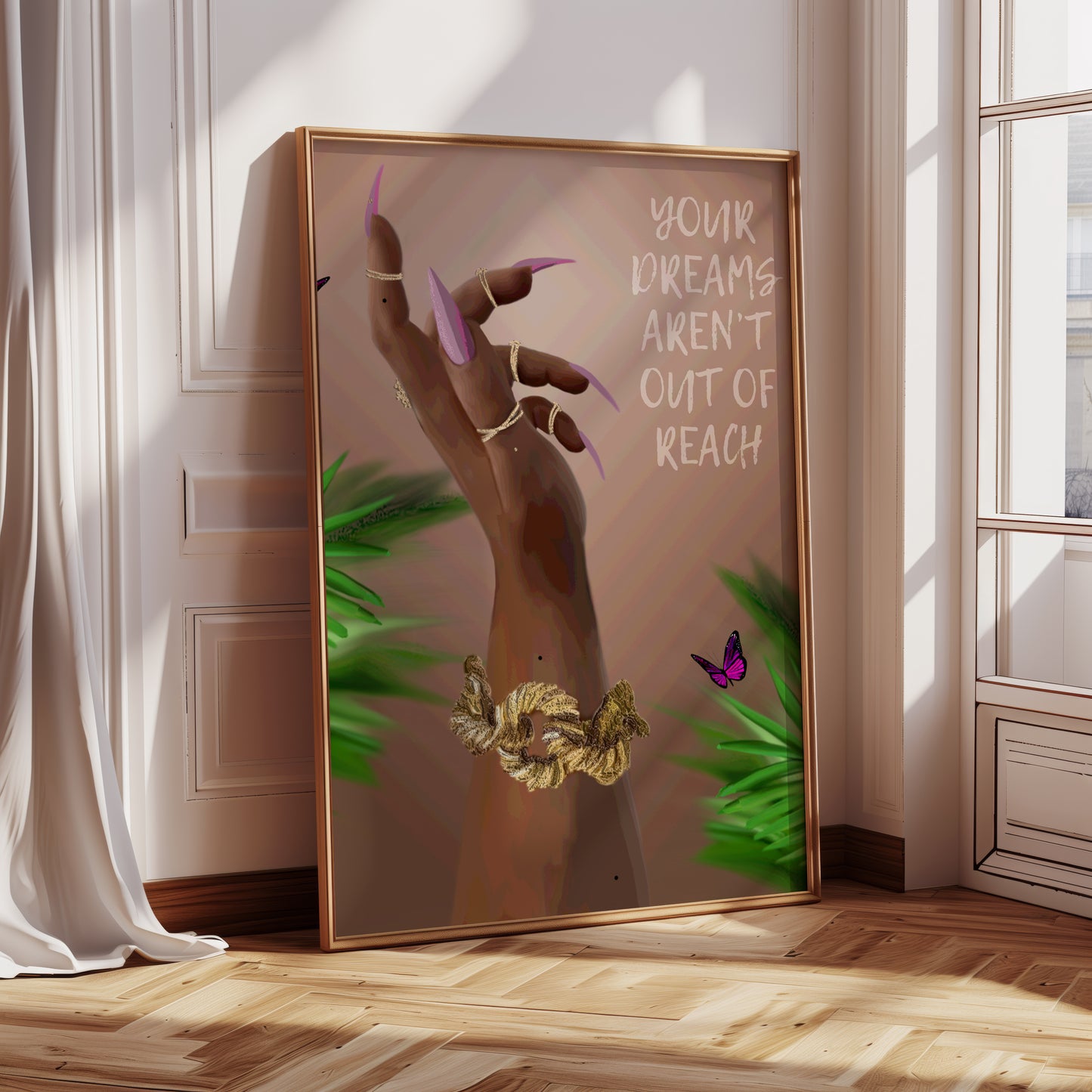 Reach poster print