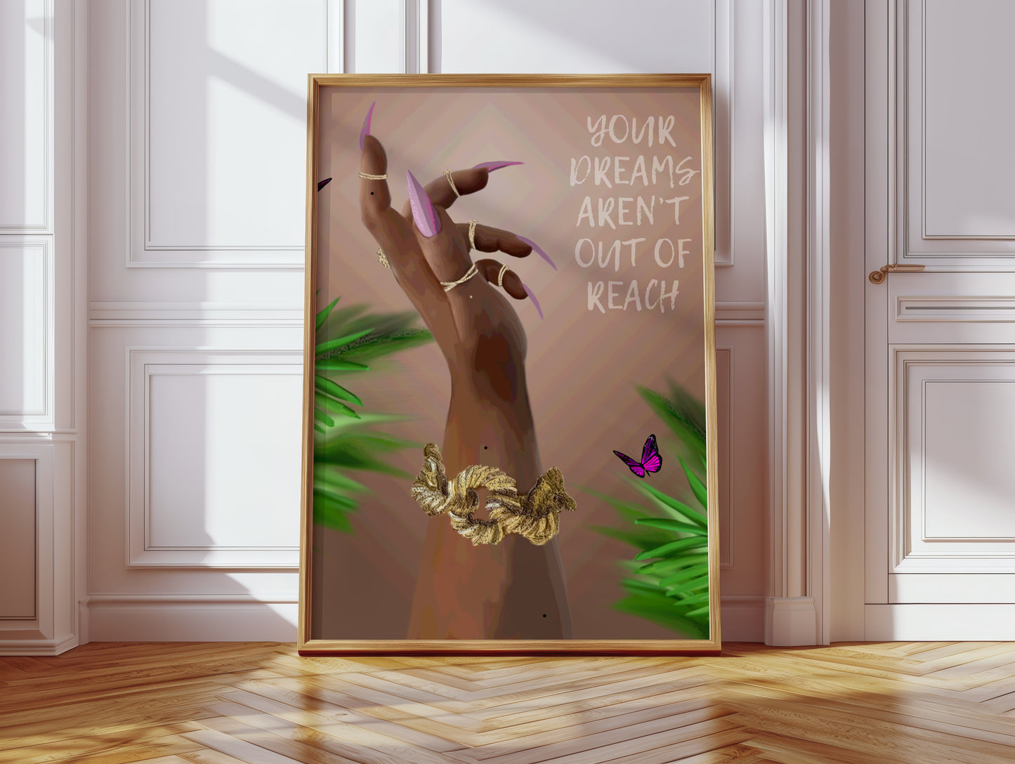 Reach poster print