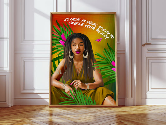 Reality poster print