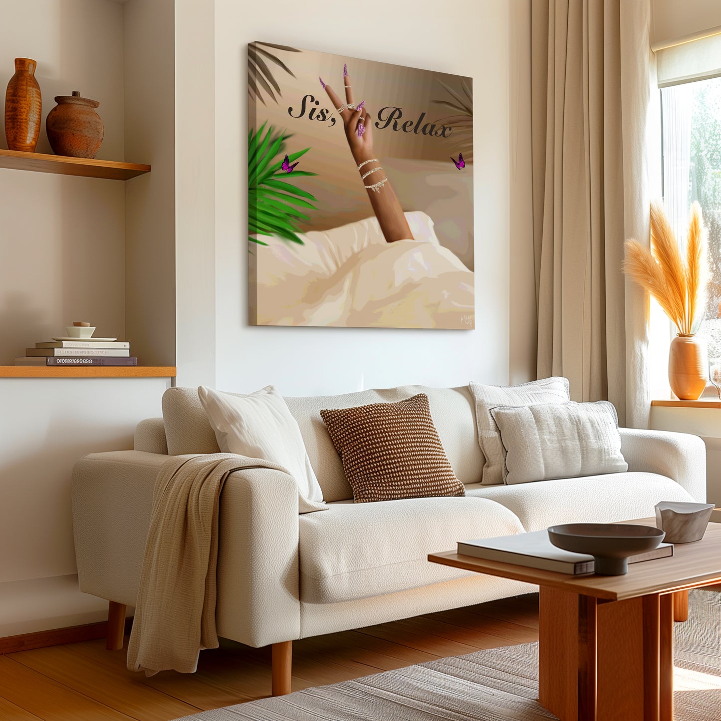 Relax canvas print