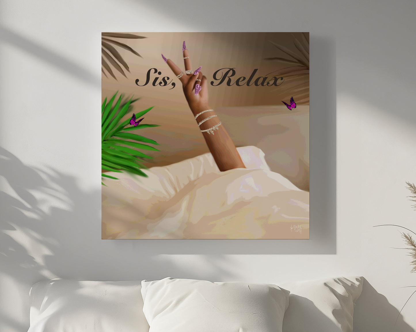 Relax canvas print
