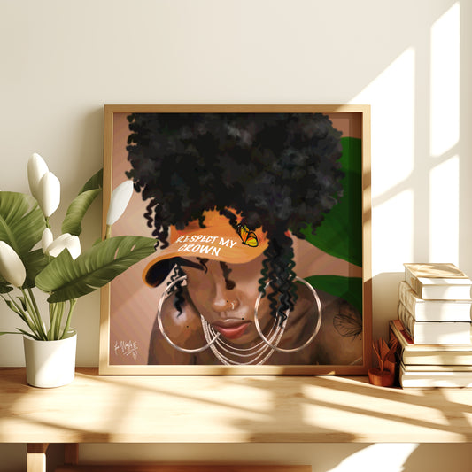 Respect poster print