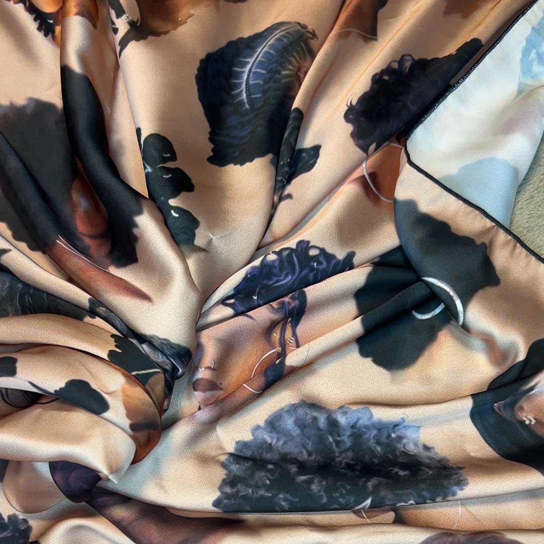 Black Girl Hair Scarf