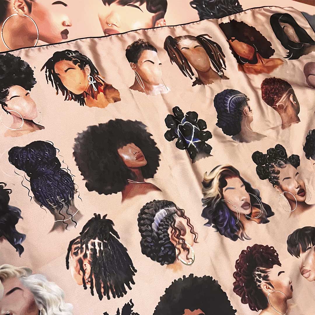 Black Girl Hair Scarf