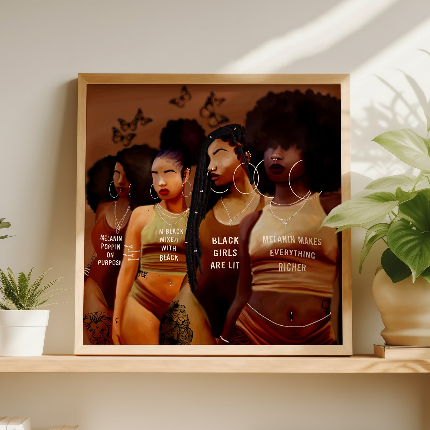 Shades poster print