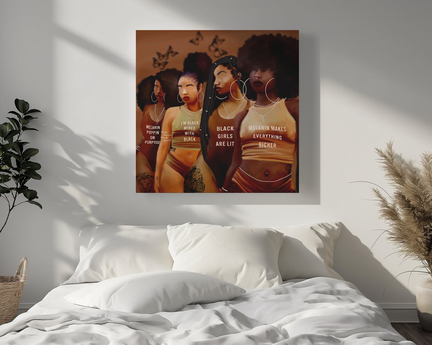 Shades canvas print