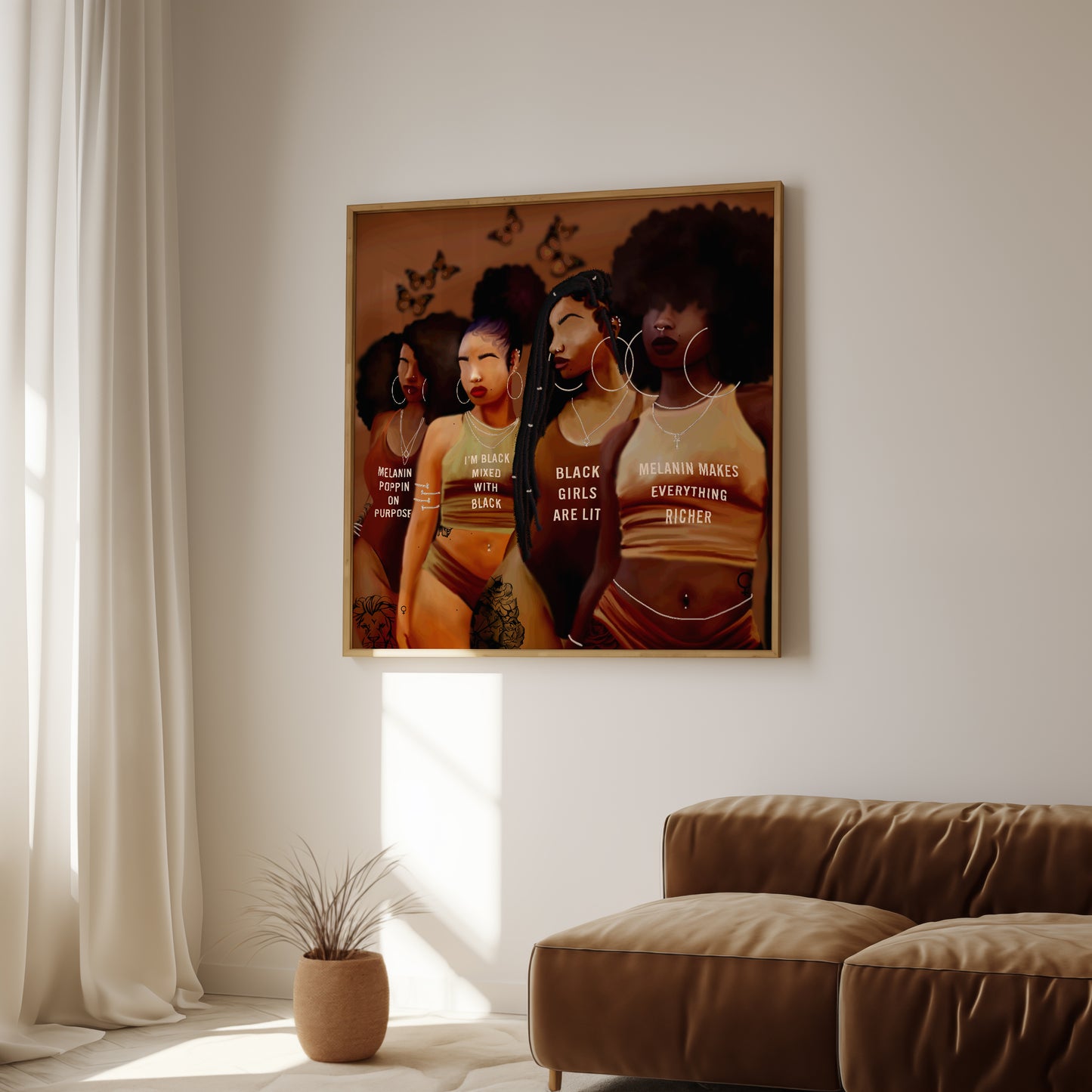 Shades poster print
